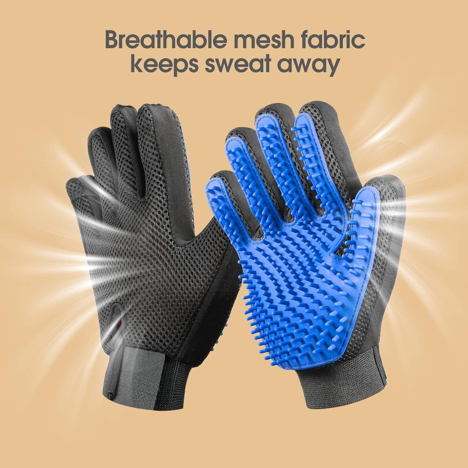 GroomEase™ Pet Grooming Glove